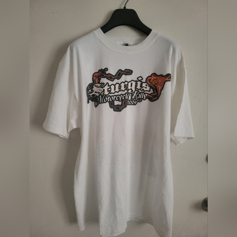 Sturgis‎ 69th Annual Motorcycle Rally 2009 mens L double-sided tshirt
